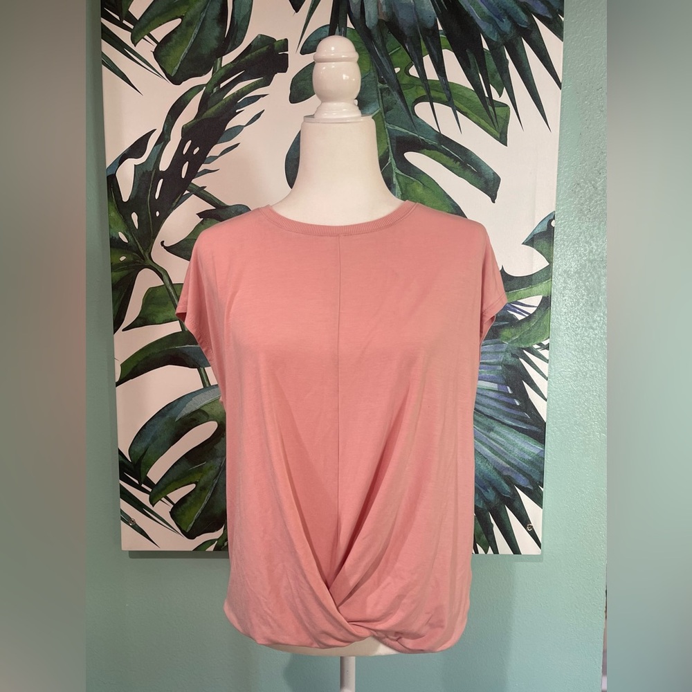 FINAL PRICE 💗Time and Tru Dusty Rose Short Sleeve Top💖 Final Price